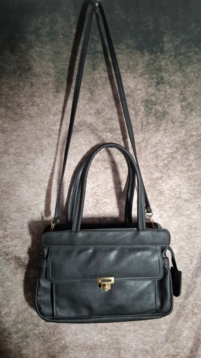 Sac à main bandoulière élégant nombreux rangement - photo numéro 2