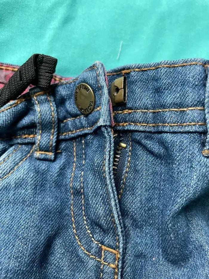 Jean Tape à l'œil - 98 cm / 3 ans - Décoré - Excellent état - photo numéro 6
