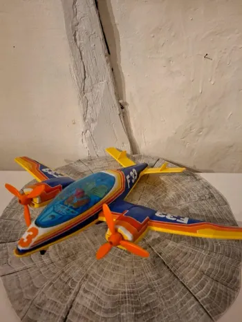 Avion à friction Bimoteur F-33 jouet Joustra