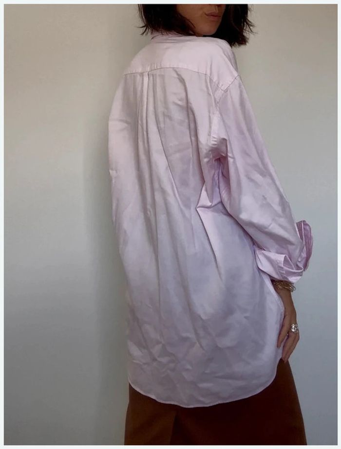 Chemise Rose pale - fil à fil - taille 41 - photo numéro 4