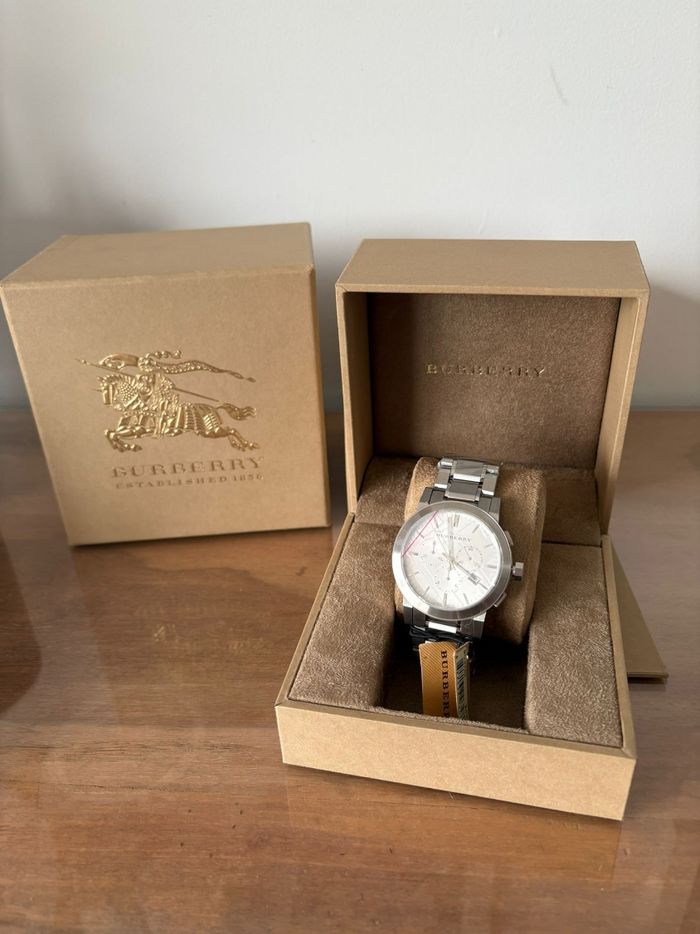 Montre Burberry homme argent acier BU9350 - photo numéro 5