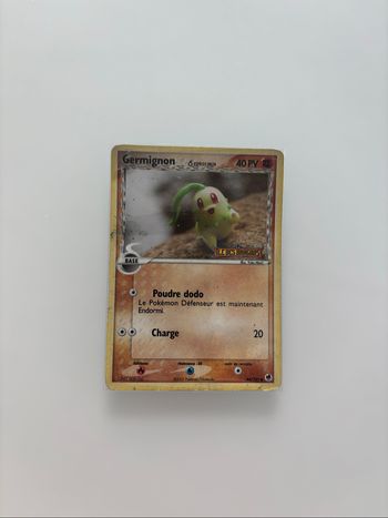Carte Pokémon germignon holo stamp îles des dragons 44/101