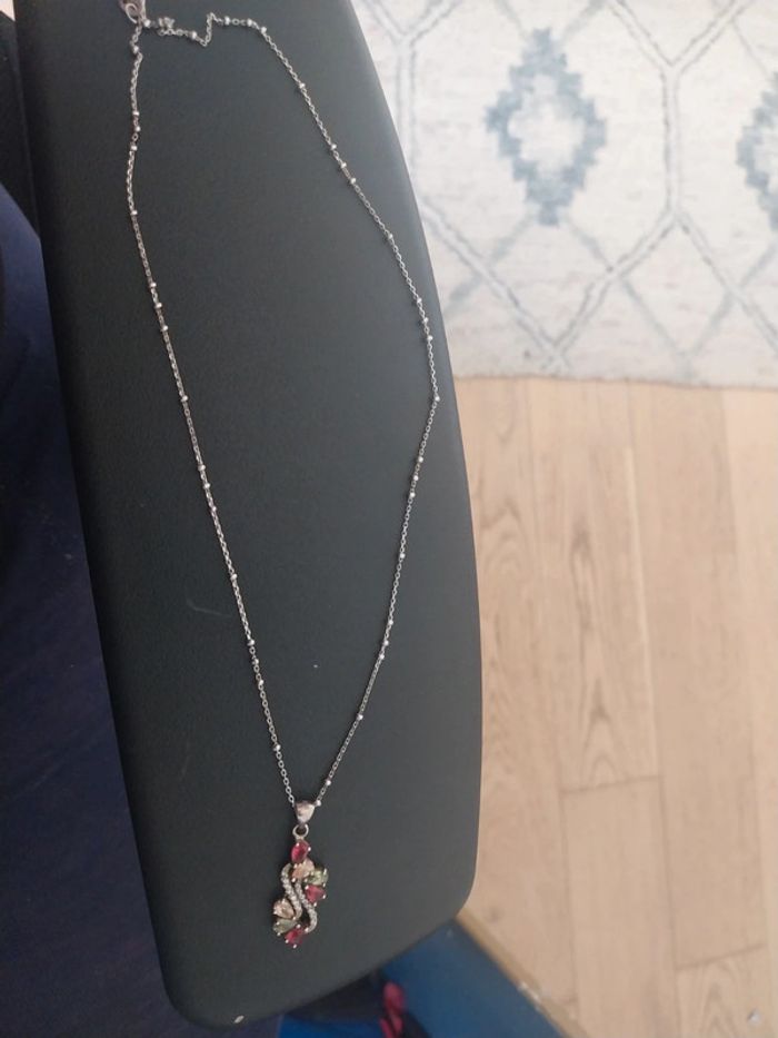 Collier en argent vintage made in italy - photo numéro 4