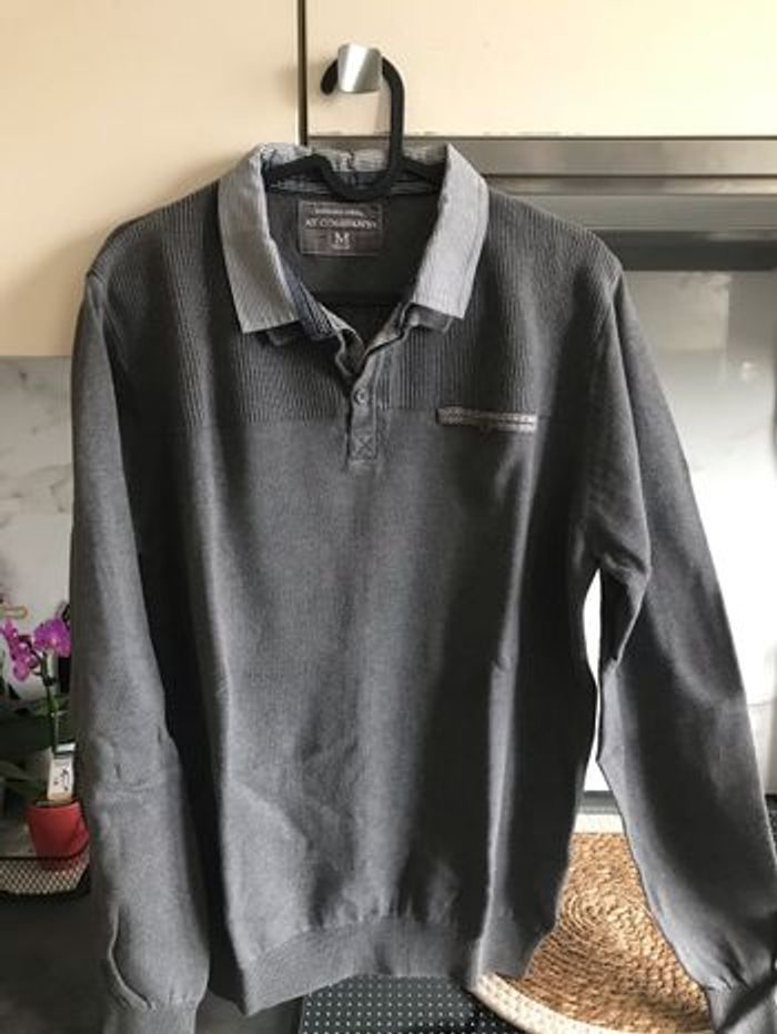 Pull col chemise