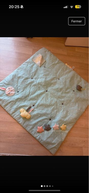 Tapis d’éveil vert baudet 