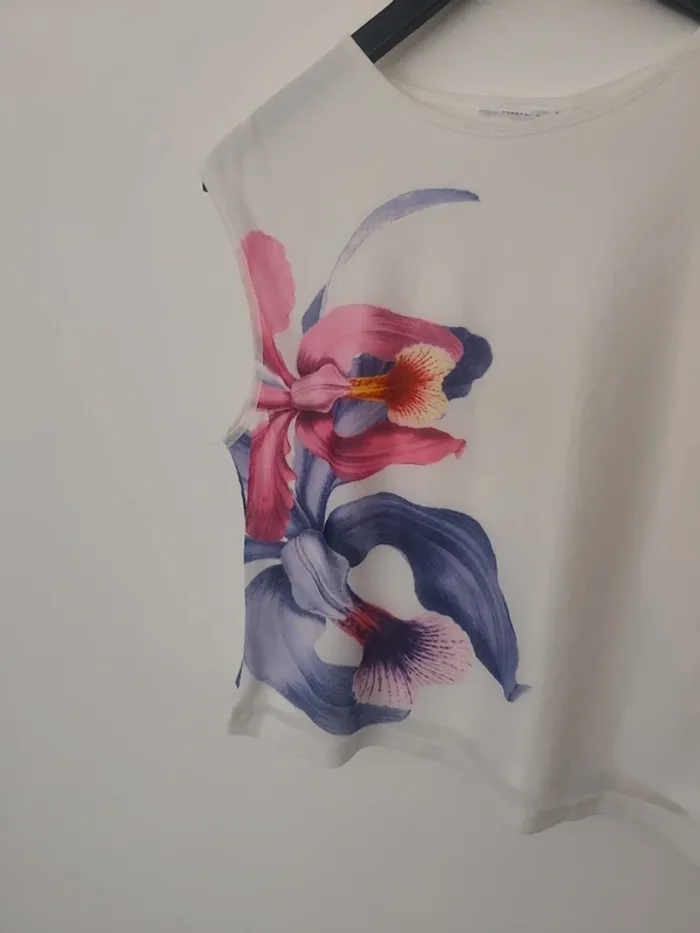 Débardeur peppermayo Fleur rose 40 - photo numéro 3