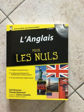 L’anglais pour les Nuls avec CD