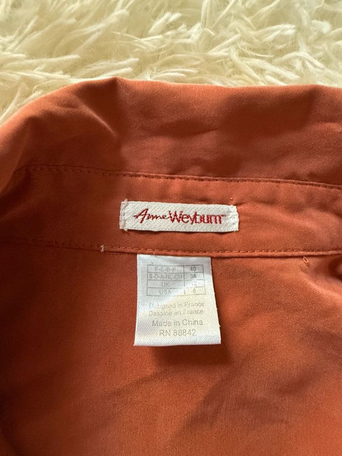 Ensemble jupe chemisier Anne weyburn taille 40 très bon état - photo numéro 8