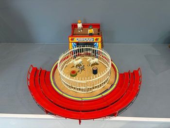 Playmobil cirque circus avec cage  gradin animaux personnages et accessoires