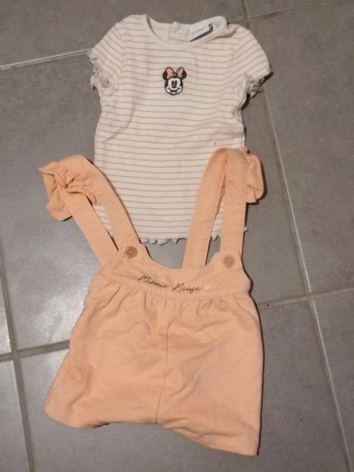 Ensemble combi short +t-shirt - photo numéro 3