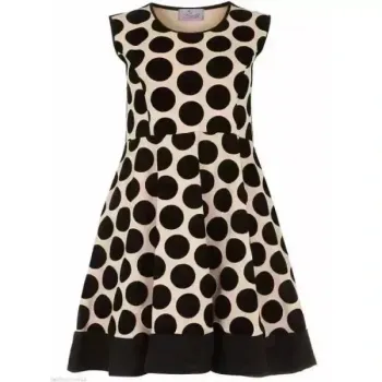 Praslin Robe Hiver Curve Retro Pastilles Velours T 4XL/5XL