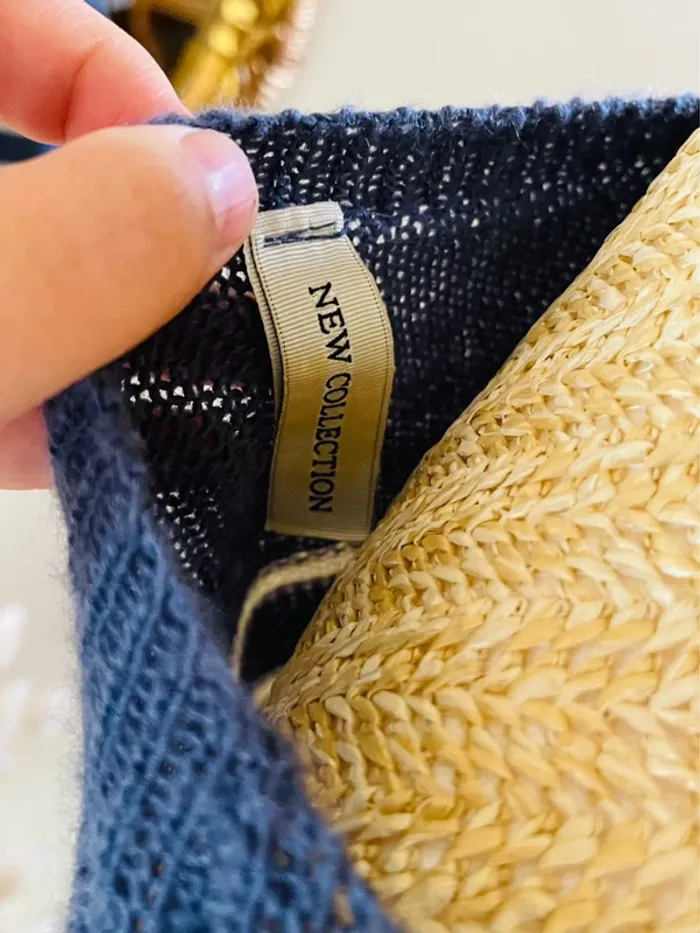 sublime Pull mariniere rayures bleu marine et blanc manches longues col bateau - photo numéro 11