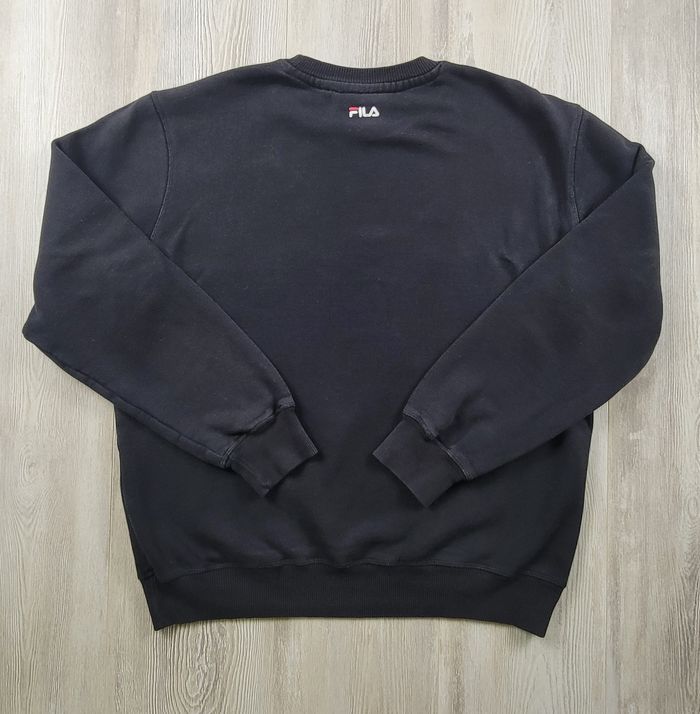 Sweat FILA noir – Logo XXL – Taille L – Excellent état - photo numéro 5