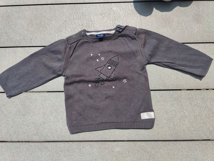 Lot 2 pulls garçon Kiabi 12 mois - photo numéro 3