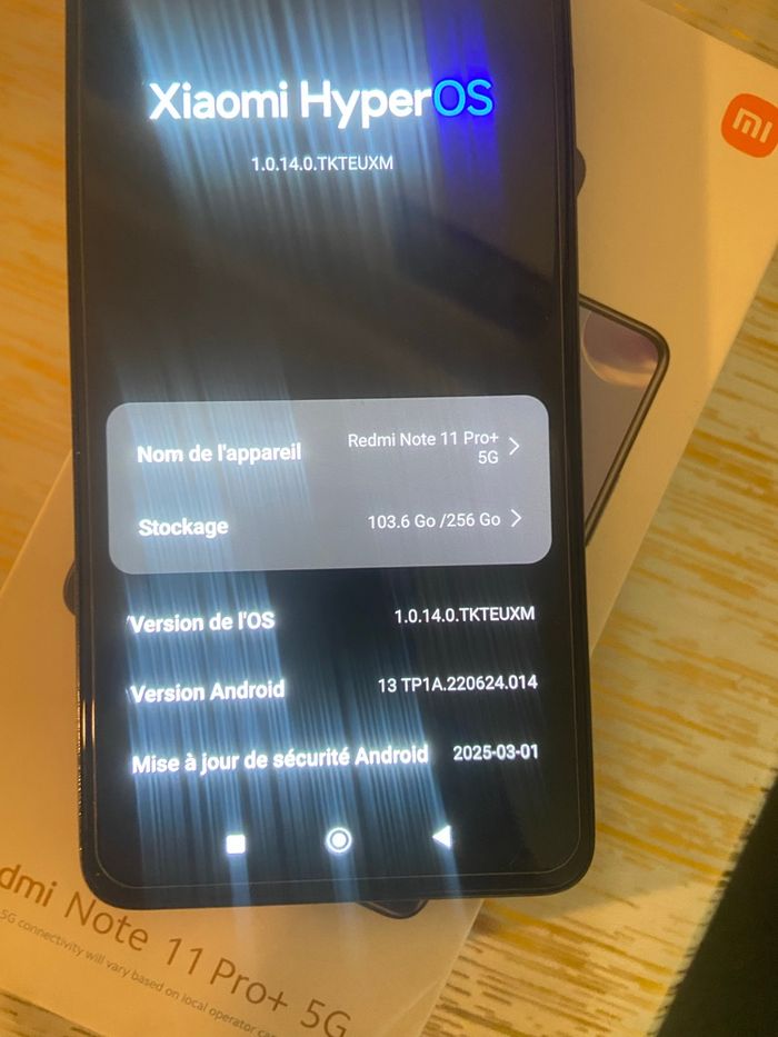 Redmi Note 11 pro+ 5G - photo numéro 3