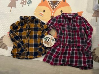 Lot 2 chemises 3 ans