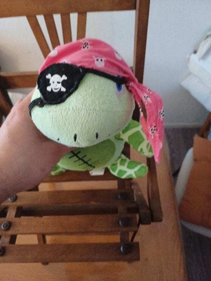 Peluche tortue pirate - photo numéro 3
