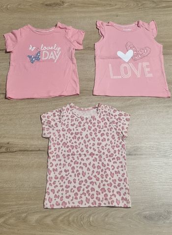 Lot t-shirts MC 12 mois