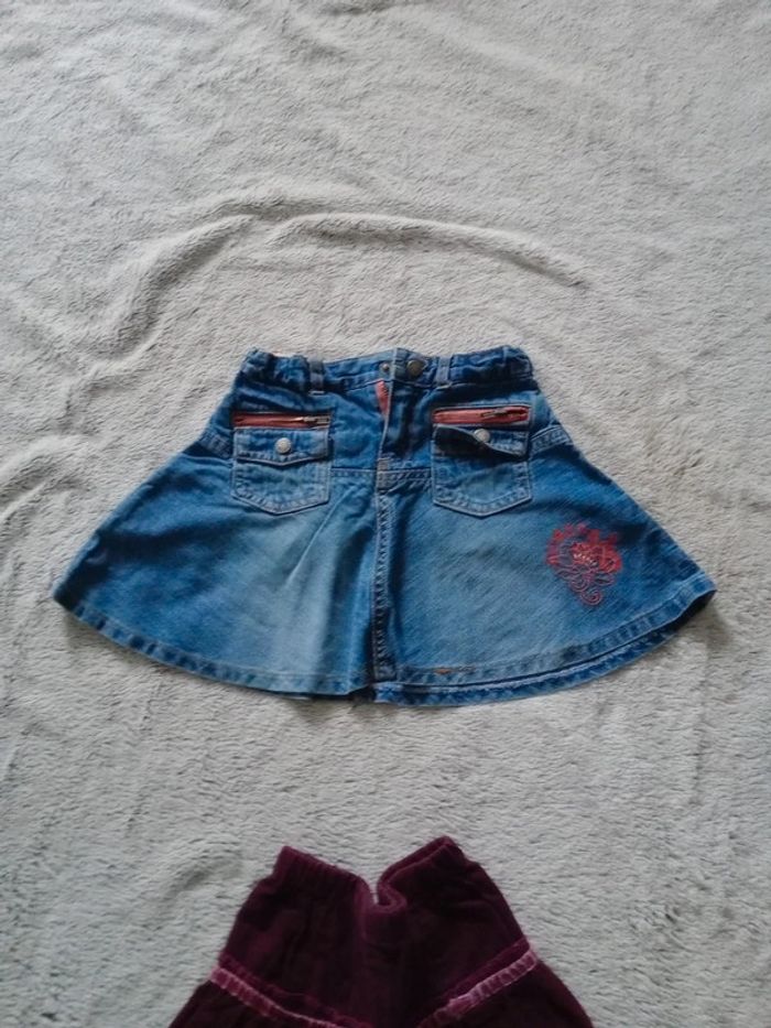 Jupes 2 ans et 3 ans lot de 2 c57 - photo numéro 2