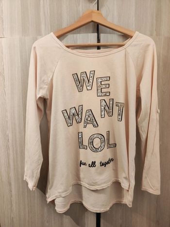 Pull fin rose fantaisie Lol t 40 / Made in Italy