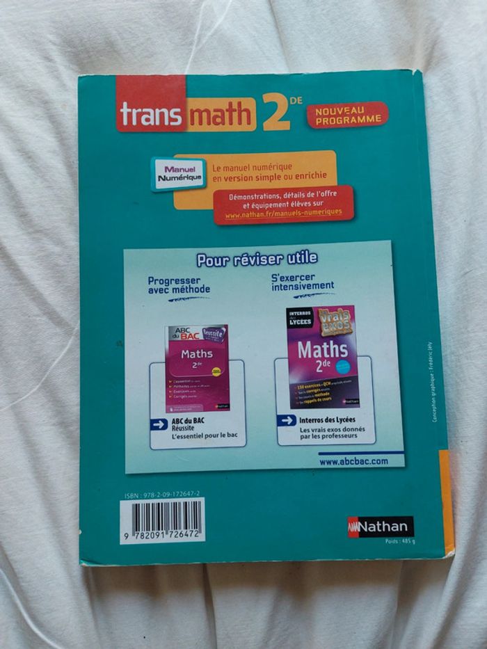 Livre Maths 2° - photo numéro 3