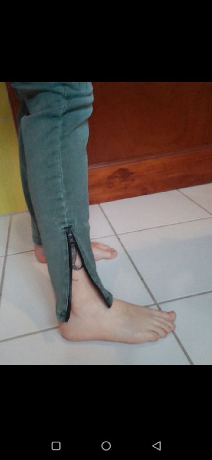 Jeans femme skinny gris vert Street One - photo numéro 7