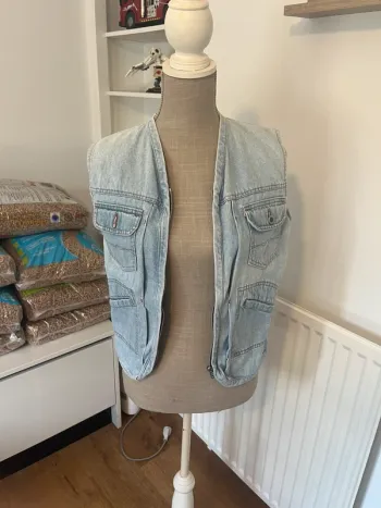 Veste sans manche jean