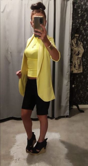 Bermuda a pinces de chez Kiabi