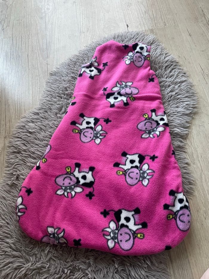 Gigoteuse polaire motifs vaches - photo numéro 2