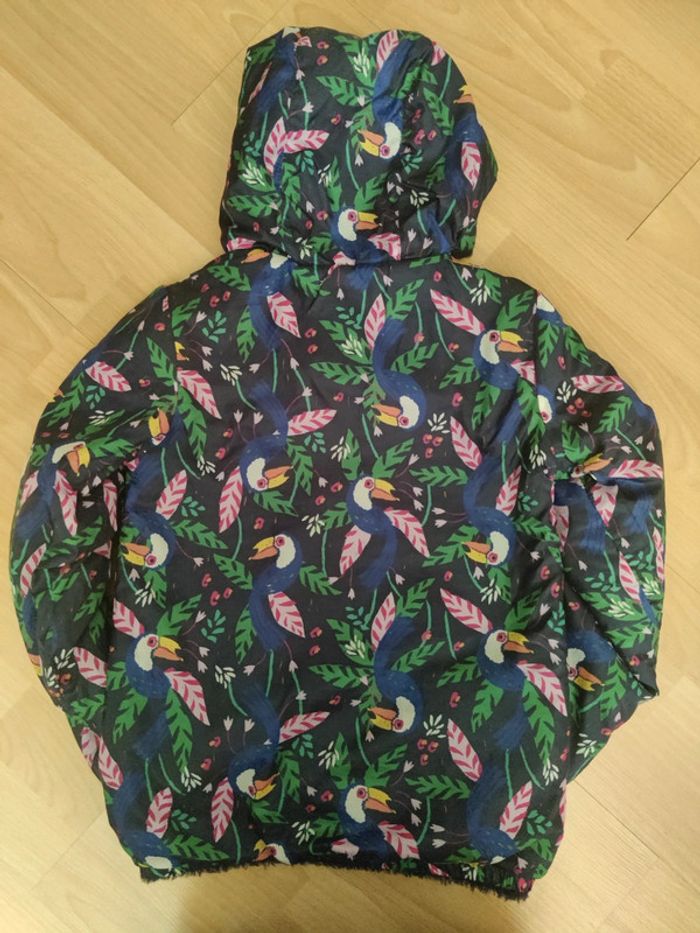 Veste réversible fourrure dpam taille 8 ans - photo numéro 3
