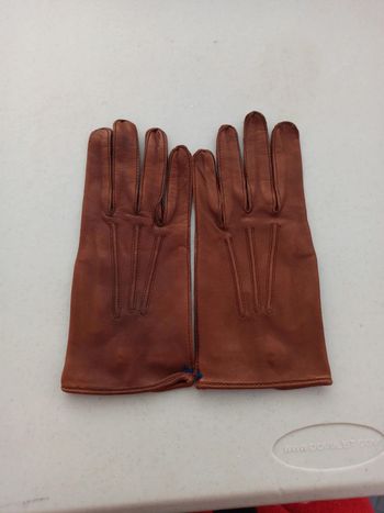 Gants en cuir mixte