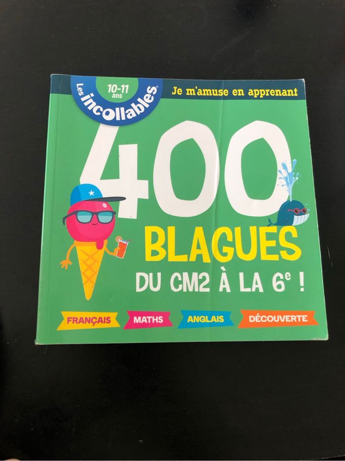 400 blagues du cm2 à la 6 ème