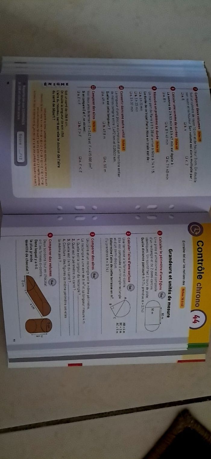 Mon année en fiches Maths 5eme - photo numéro 3