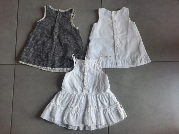 Lot de 2 robes fille 3 mois - photo numéro 4
