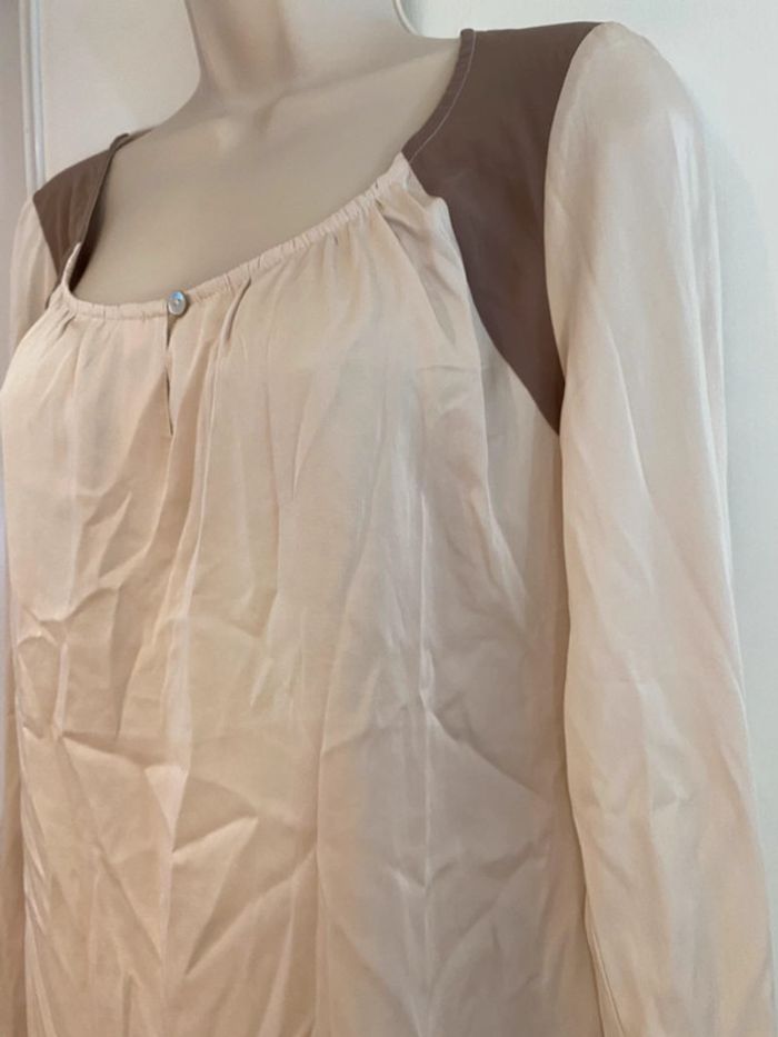 Blouse esprit taille 40 beige crème - photo numéro 17