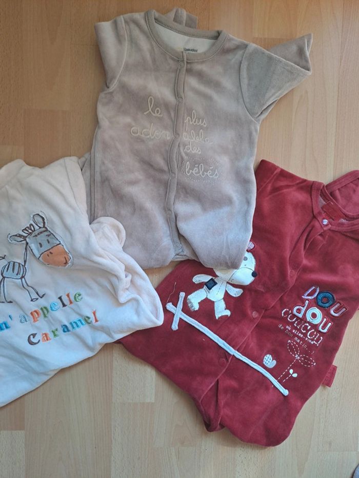 Lot 3 pyjamas 1piece #vertbaudet