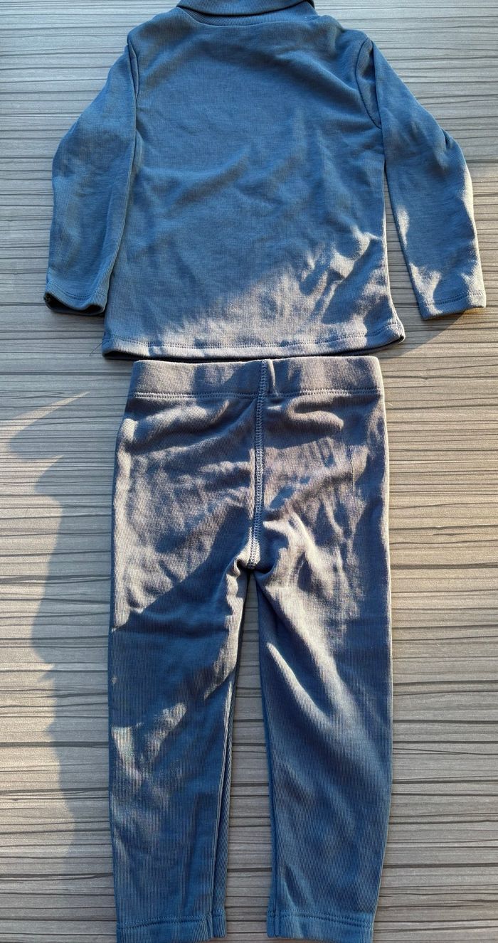 Lot de sous vêtements ski, géothermique  Un pantalon et un t shirt manches longues et col roulé - photo numéro 2