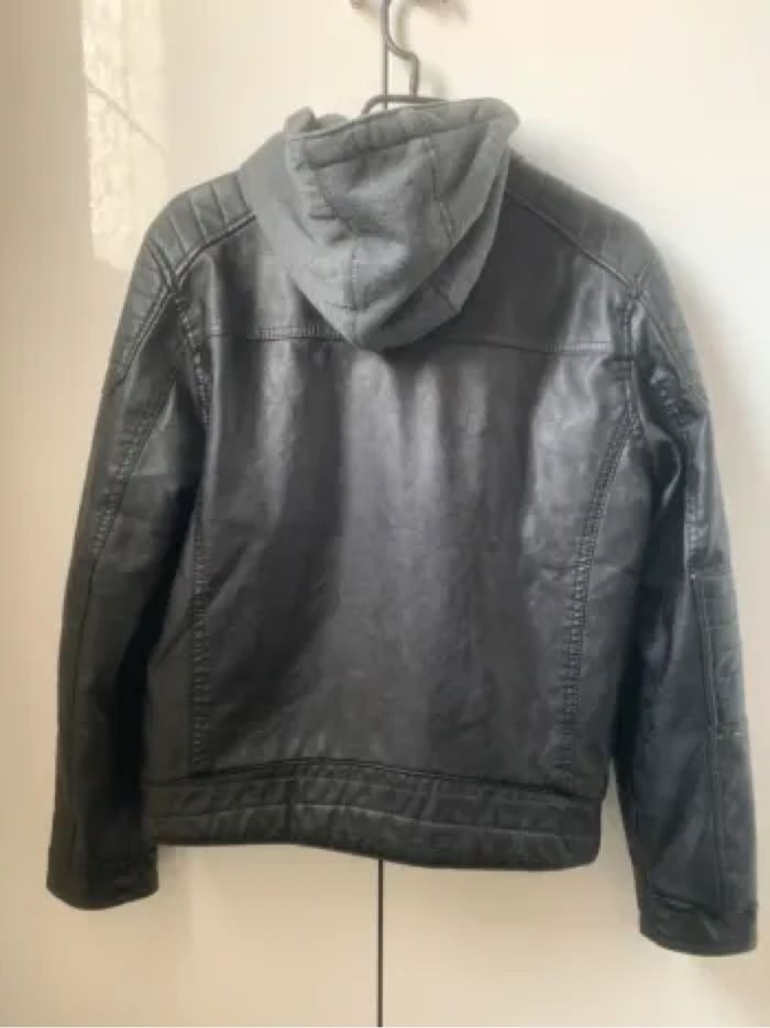 Veste simili cuir ado - photo numéro 2