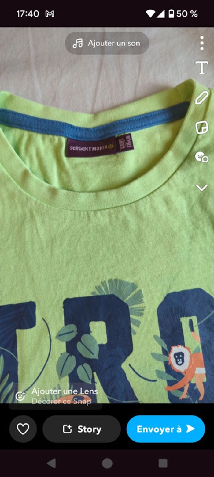 T-shirt Marcelle tropical animaux - photo numéro 2