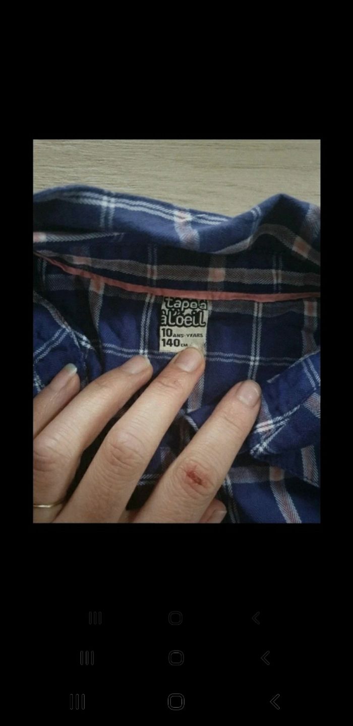 Robe chemise tape a l'œil 10 ans - photo numéro 3