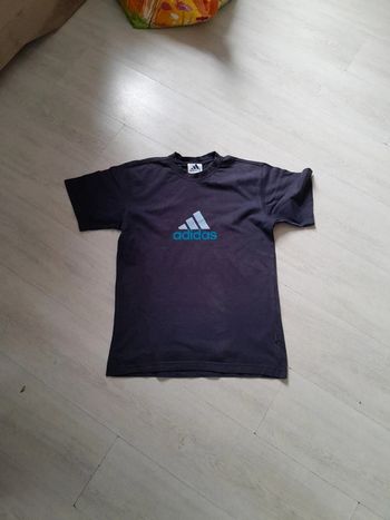 Tee shirt adidas bleu délavé