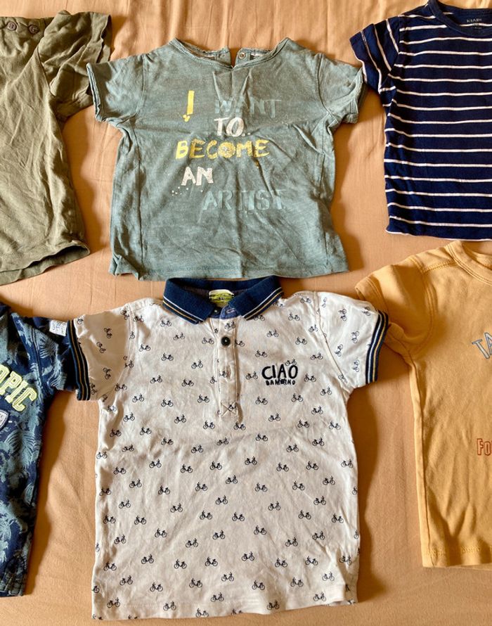 Lot de 9 t-shirts & polos - Taille 2 / 3 ans - photo numéro 8