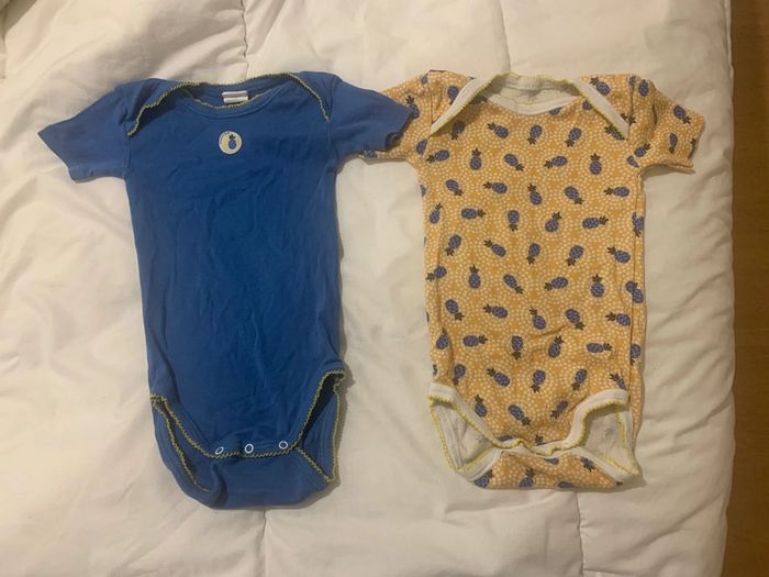 Lot de 2 body Absorba 18 mois - 80 cm