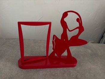Cadre photo danseuse rouge