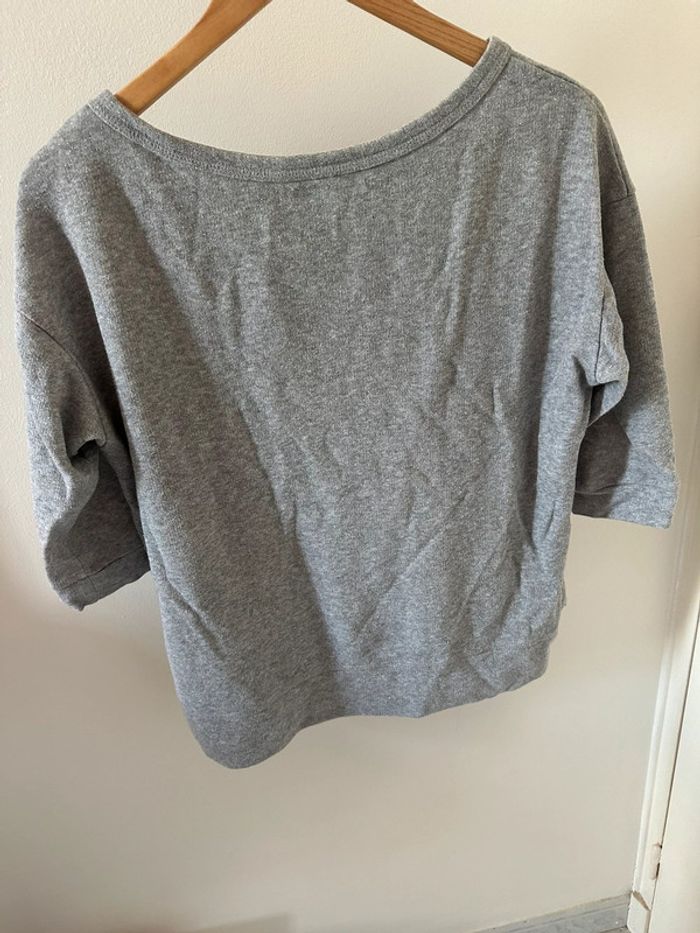 Sweat gris paillé - photo numéro 4