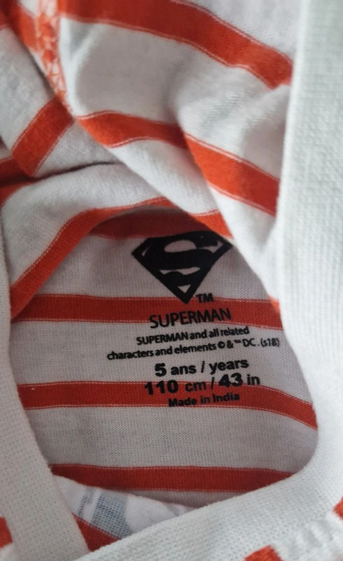 Ensemble short débardeur superman 5 ans - photo numéro 4