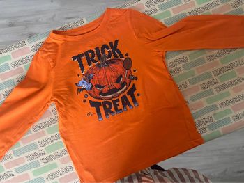 T-shirt manches longues garçon Halloween