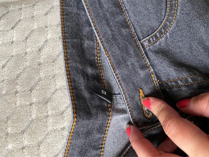 Jeans gris taille xs - photo numéro 3