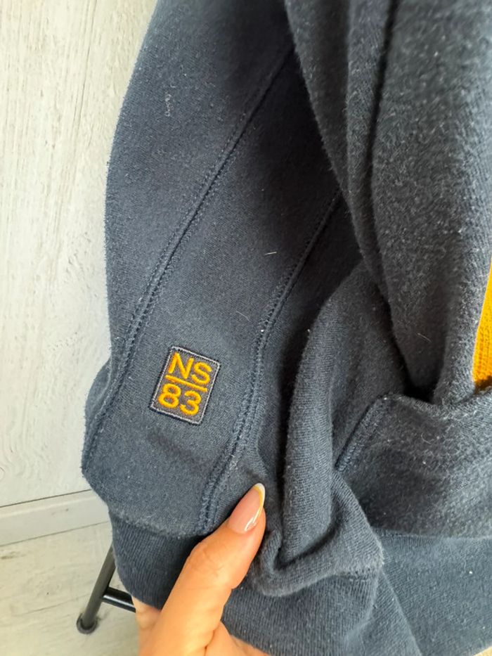 Sweat à capuche, Nautica bleu marine taille XXL - photo numéro 4