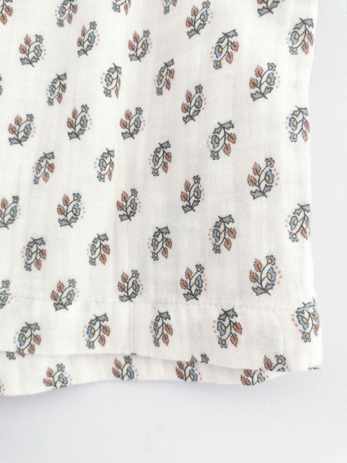 Ensemble débardeur et short fleuri en coton H&M 9/10 Ans - photo numéro 7